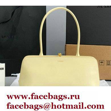 Jil Sander Goji Frame Small Hand Bag Light Yellow