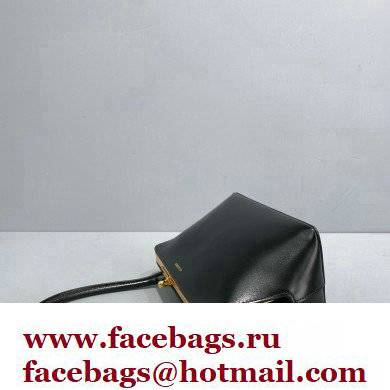 Jil Sander Goji Frame Square Small Shoulder Bag Black
