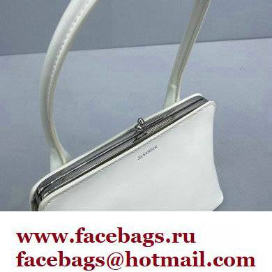 Jil Sander Goji Frame Square Small Shoulder Bag White - Click Image to Close