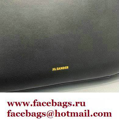 Jil Sander Leather Shoulder Bag Black