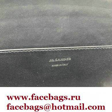 Jil Sander Leather Shoulder Bag Black