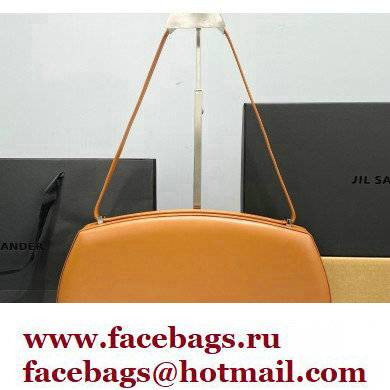 Jil Sander Leather Shoulder Bag Caramel