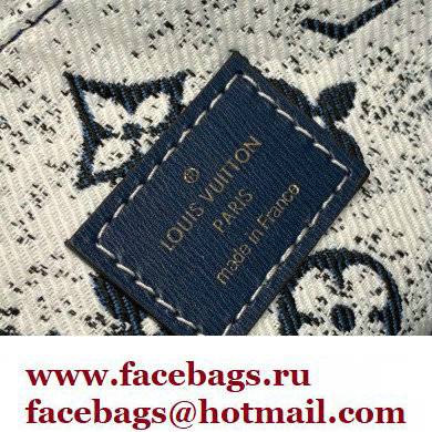 LOUIS VUITTON Monogram denim jacquard OnTheGo MM TOTE BAG M59608 - Click Image to Close