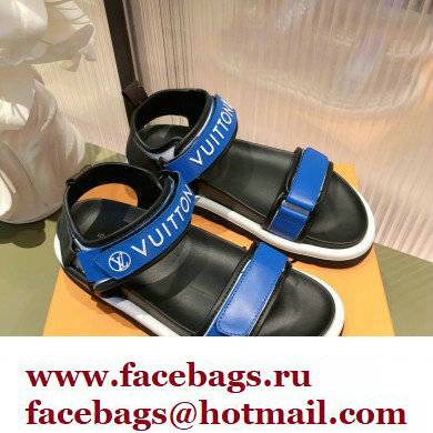 Louis Vuitton Pool Pillow Comfort Sandals Blue 2022 - Click Image to Close