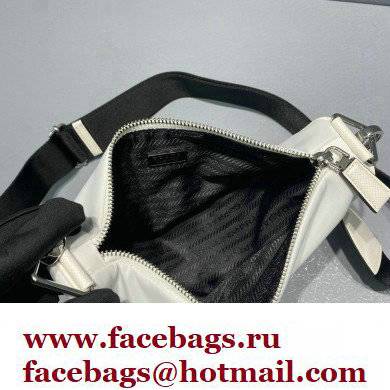 Prada Nylon Triangle Shoulder Bag White 2022 - Click Image to Close