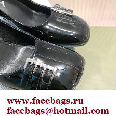 Prada Patent Leather Buckle Detail pumps Black 2022