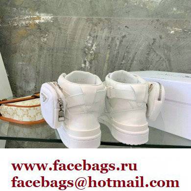 Prada x adidas Re-Nylon Forum High-top Sneakers White 2022 - Click Image to Close