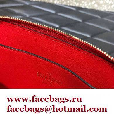 Valentino Alcove Rockstud Vlogo Leather Crossbody Bag Red 2022
