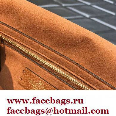 Valentino Grainy Calfskin Small Roman Stud Chain Bag Brown 2022 - Click Image to Close