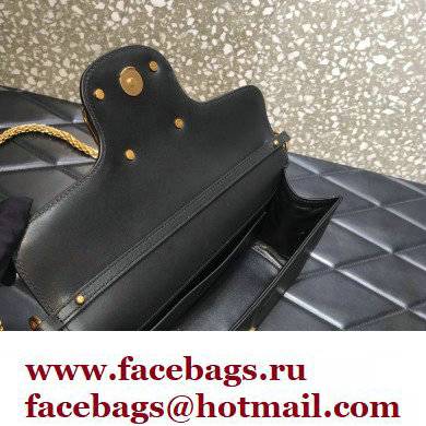 Valentino VLogo Signature Loco Shoulder Bag Black 2022 - Click Image to Close