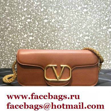 Valentino VLogo Signature Loco Shoulder Bag Brown 2022