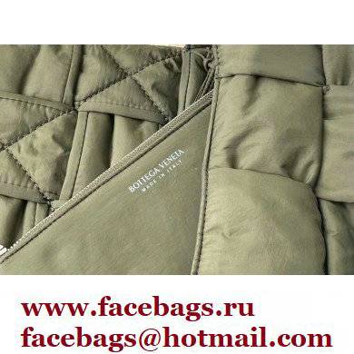 bottega veneta Padded intreccio nylon cassette cross-body bag army green - Click Image to Close
