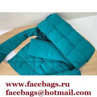 bottega veneta Padded intreccio nylon cassette cross-body bag blue - Click Image to Close
