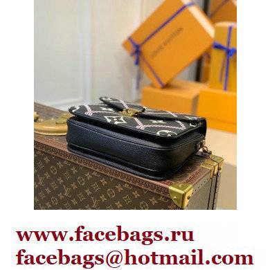 louis vuitton Pochette Metis handbag M46028 BLACK