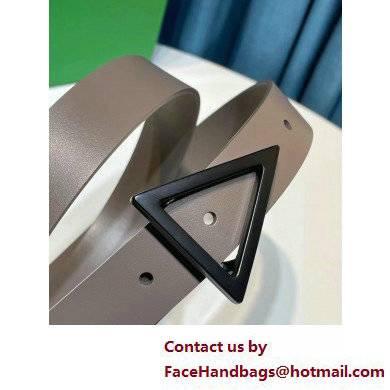 Bottega Veneta Width 2.5cm leather triangle belt 04 - Click Image to Close