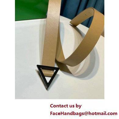 Bottega Veneta Width 2.5cm leather triangle belt 05