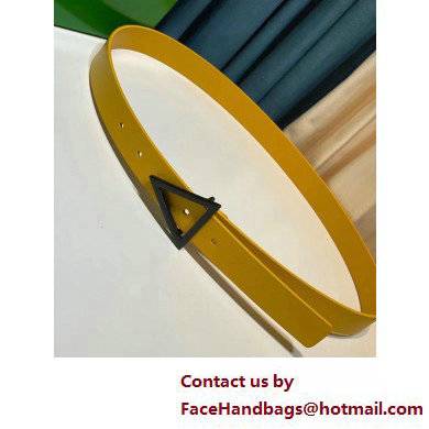 Bottega Veneta Width 2.5cm leather triangle belt 07 - Click Image to Close