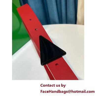Bottega Veneta Width 2.5cm leather triangle belt 14