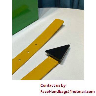 Bottega Veneta Width 2.5cm leather triangle belt 15 - Click Image to Close