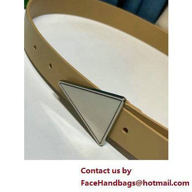Bottega Veneta Width 2.5cm leather triangle belt 20