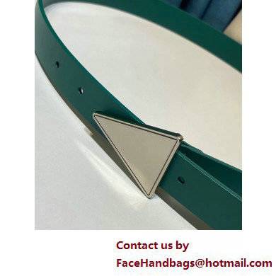 Bottega Veneta Width 2.5cm leather triangle belt 21
