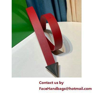 Bottega Veneta Width 2.5cm leather triangle belt 22 - Click Image to Close