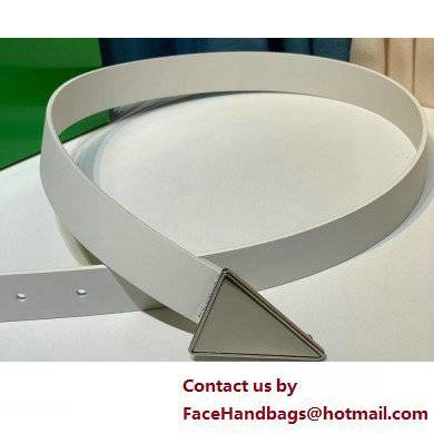 Bottega Veneta Width 2.5cm leather triangle belt 24 - Click Image to Close