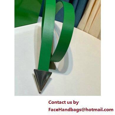 Bottega Veneta Width 2.5cm leather triangle belt 25 - Click Image to Close