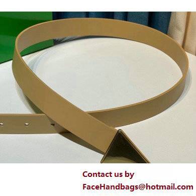 Bottega Veneta Width 2.5cm leather triangle belt 27