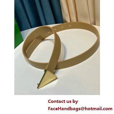 Bottega Veneta Width 2.5cm leather triangle belt 27