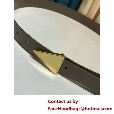 Bottega Veneta Width 2.5cm leather triangle belt 29