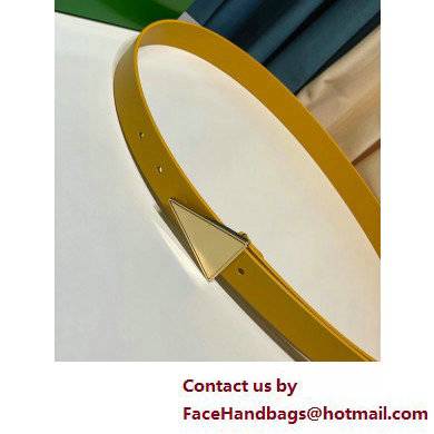 Bottega Veneta Width 2.5cm leather triangle belt 30 - Click Image to Close