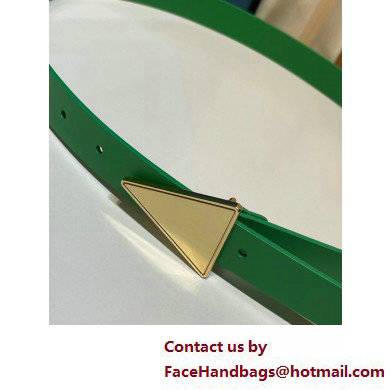 Bottega Veneta Width 2.5cm leather triangle belt 33 - Click Image to Close