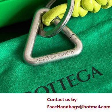 Bottega Veneta triangle leather key ring 02