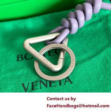 Bottega Veneta triangle leather key ring 06