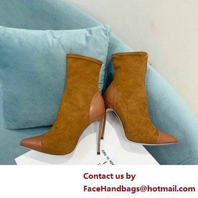 Casadei Heel 12cm Blade Leather ankle boots Suede Brown 2022 - Click Image to Close