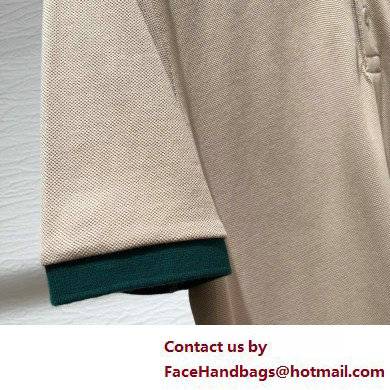 GUCCI Cotton piquet polo with Web collar 2022 - Click Image to Close