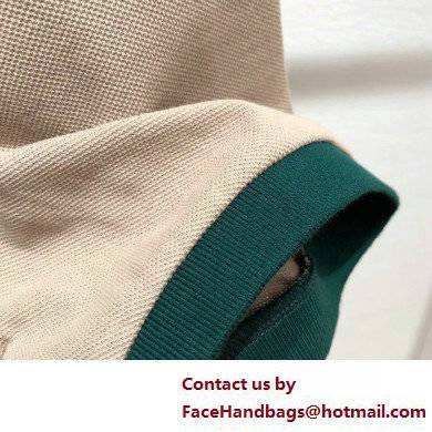 GUCCI Cotton piquet polo with Web collar 2022