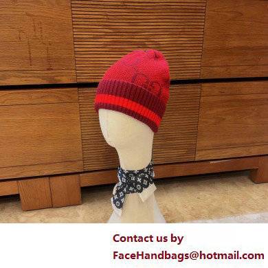 GUCCI GG KNIT HAT RED 2022 - Click Image to Close