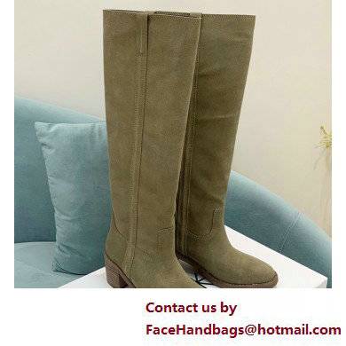 Isabel Marant Heel 6.5cm SEENIA LEATHER boots Suede Taupe 2022