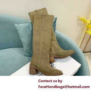 Isabel Marant Heel 6.5cm SEENIA LEATHER boots Suede Taupe 2022 - Click Image to Close