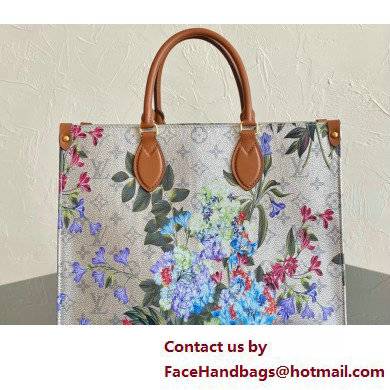 Louis Vuitton Canvas OnTheGo MM Tote Bag M21233 buttercup floral pattern