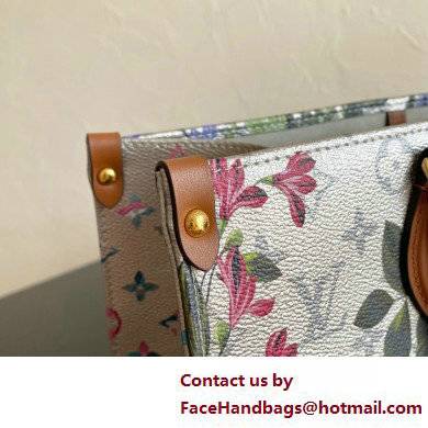 Louis Vuitton Canvas OnTheGo MM Tote Bag M21233 buttercup floral pattern - Click Image to Close