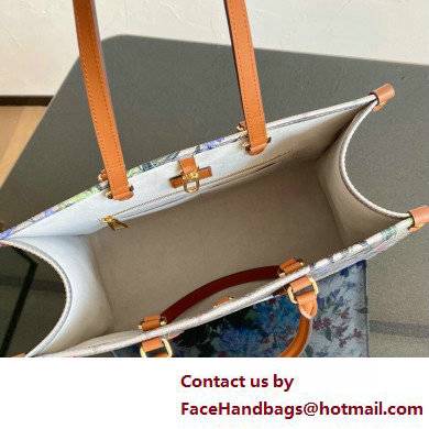 Louis Vuitton Canvas OnTheGo MM Tote Bag M21233 buttercup floral pattern - Click Image to Close