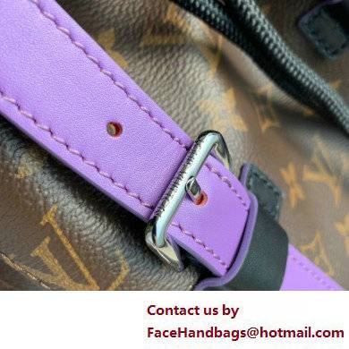 Louis Vuitton Monogram Canvas Christopher PM Backpack Bag M46247 Purple