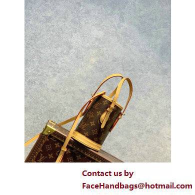Louis Vuitton Monogram Canvas Nano Bucket Bag M81489 Brown