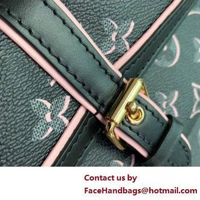 Louis Vuitton Monogram Canvas Neverfull MM Tote Bag with an outside pocket M46137 Black