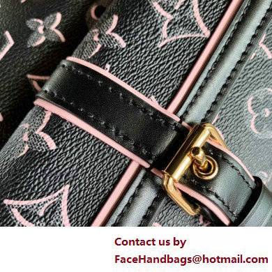 Louis Vuitton Monogram Canvas Speedy Bandouliere 25 Bag with an outside pocket M20852 Black