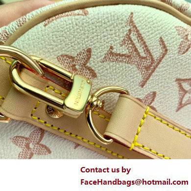 Louis Vuitton Monogram Canvas Speedy Bandouliere 25 Bag with an outside pocket M20919 Beige