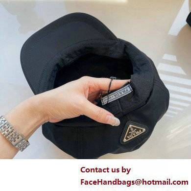 PRADA Re-Nylon hat BLACK 2022 - Click Image to Close